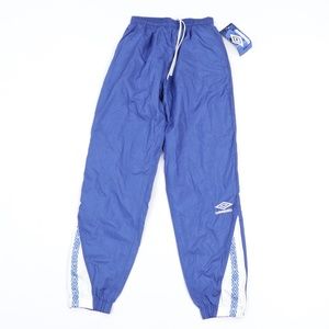 NOS 90s Umbro Taped Logo Jogger Pants Mens Small